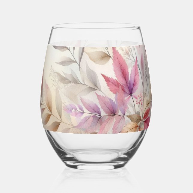 Drinkware Set Stemless Wine Glass (Front)