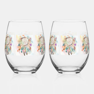 Drinkware Set Stemless Wine Glass