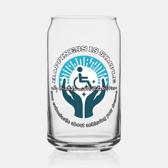 Drinkware Style: Printed Can Glass, Set: Set of 1  Can Glass (Front)