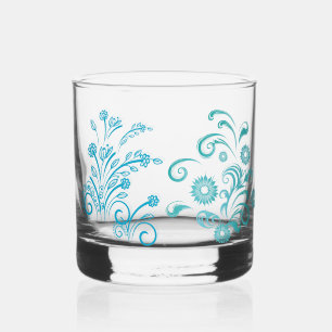 Drinkware Style: Printed Rocks Glass, Set: Set of Whiskey Glass