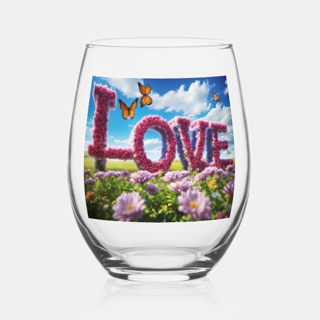 Drinkware Style: Stemless Wine Glass, Set: Set of Glass (Front)