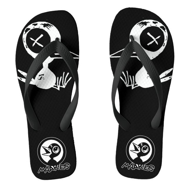 Drinky Crow High Tops Flip Flops (Footbed)