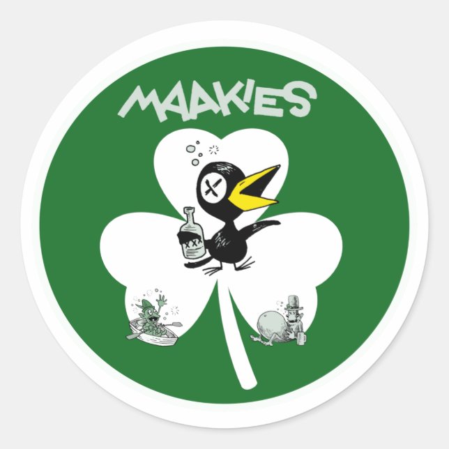 Drinky Crow stickers (Front)