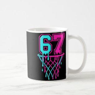 Drip 67 Basketball Six Seven Meme Game Day 6 7 Tee Coffee Mug