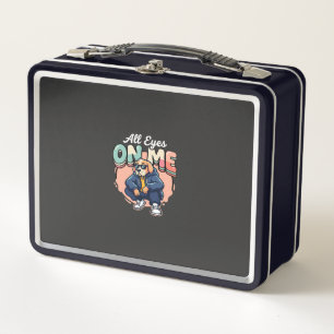 Drip Dog All Eyes On Me Metal Lunch Box