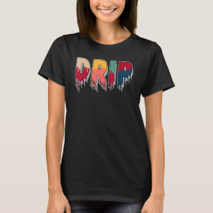 Drip Dripping Multi Colour 2022 1s Matching T-Shirt