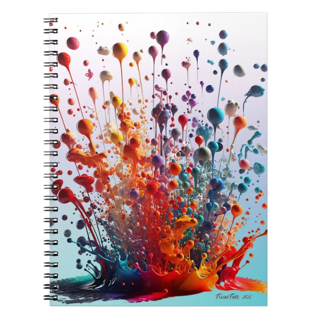 DRIP DROP SPLATTER NOTEBOOK (Front)