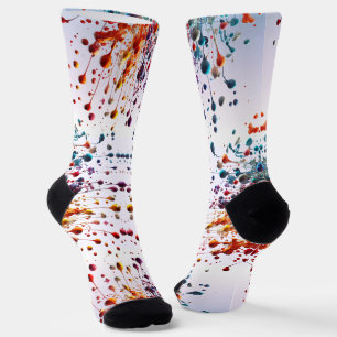 DRIP DROP SPLATTER STYLED BY TRREAL SOCKS