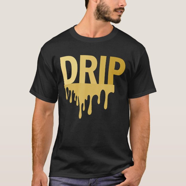 Drip Golden T-Shirt (Front)