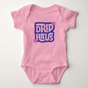 Drip Haus – Retro Playful Logo Baby Bodysuit