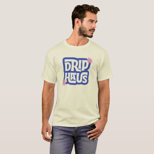 Drip Haus – Retro Playful Logo T-Shirt (Front Full)
