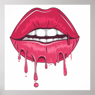 Drip Lip Poster