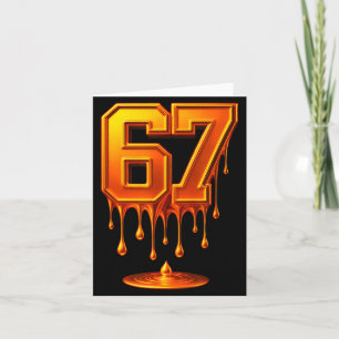 Dripng Gold 67 Meme Respect The Drip 67 Golden Aur Card