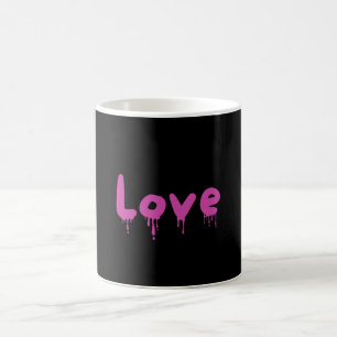 dripped Love pink Coffee Mug