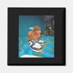 Dripped Out Chicken With Shoes Magnet
