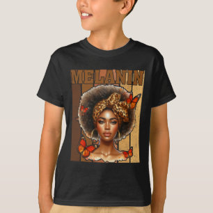 Drippin Melanin For Women African Pride Black Hist T-Shirt