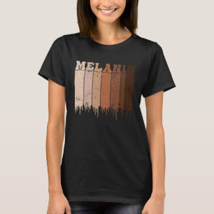 Drippin Melanin for Women Pride Black History Mon T-Shirt