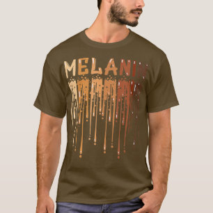 Drippin Melanin for Women Pride Gifts Black Histo T-Shirt