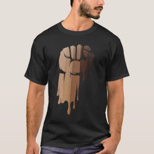 Drippin Melanin Women Men Africa Black History Mon T-Shirt