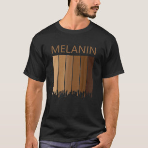 Drippin Melanin Womens Black History Month Girls B T-Shirt