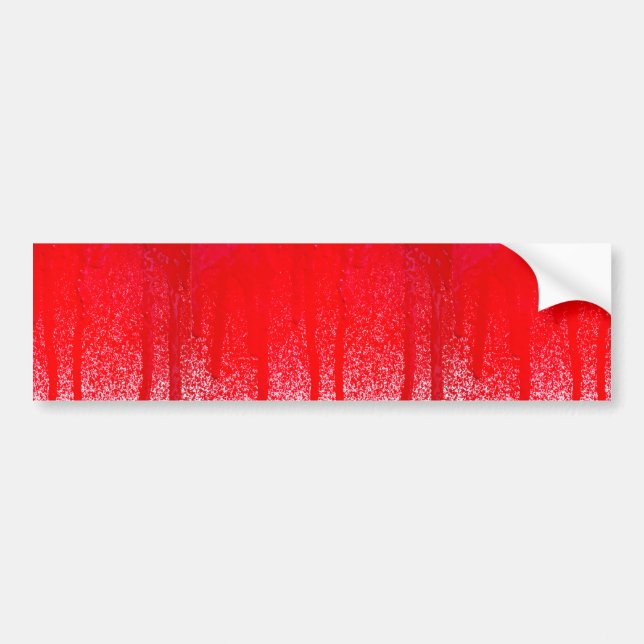 dripping blood bumper sticker (Front)
