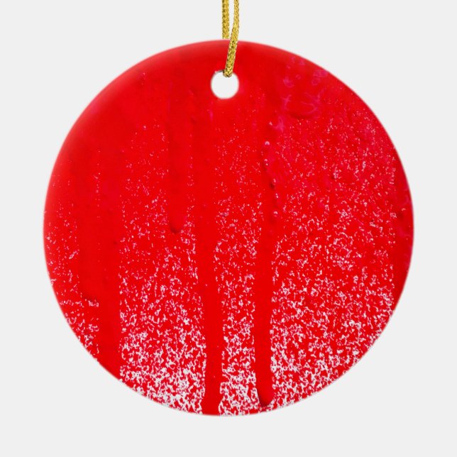 dripping blood ceramic tree decoration (Front)