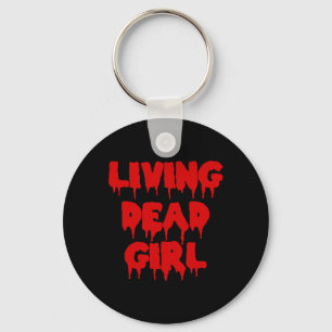 Dripping Blood Halloween Zombie Movie Living Dead Key Ring