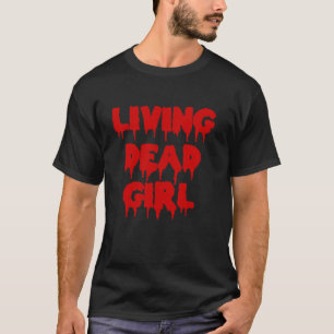Dripping Blood Halloween Zombie Movie Living Dead T-Shirt