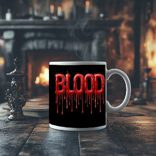 Dripping Blood Large Coffee Mug