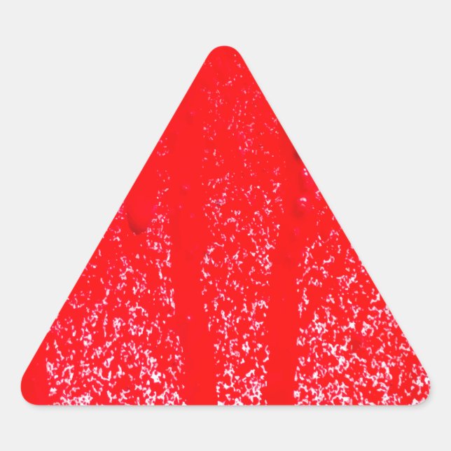 dripping blood triangle sticker (Front)