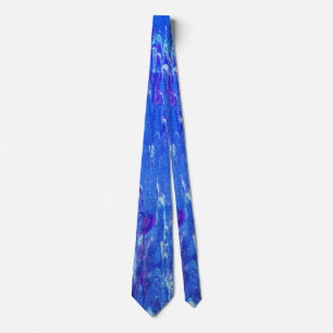 Dripping Blue Lava Tie