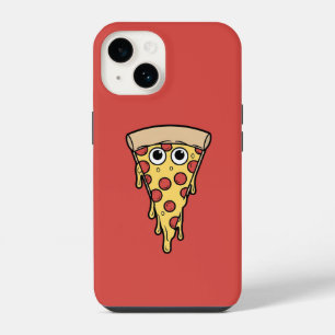 Dripping Cheese Pizza – Fun Red iPhone 14 Case