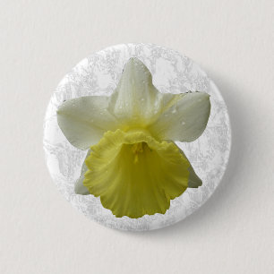 Dripping Daffodil Button