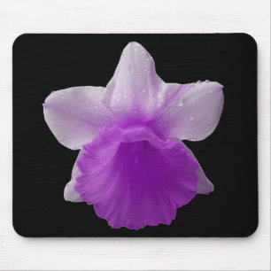 Dripping Daffodil Purple Mousepad