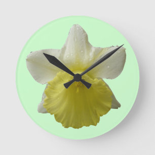 Dripping Daffodil Wall Clock