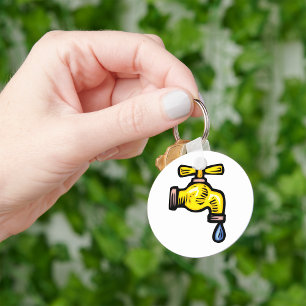 Dripping Faucet Keychain