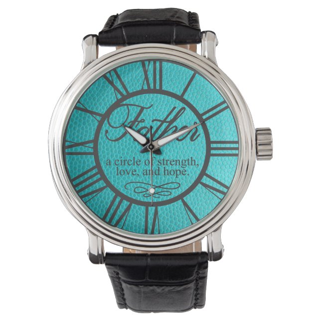 Dripping Glitter Father Watch (Front)