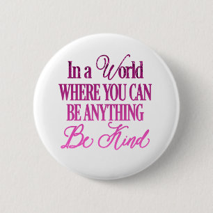 Dripping Glitter Inspirational Quote Button