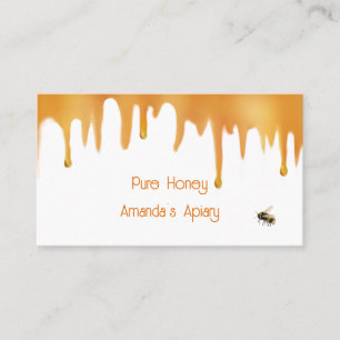Dripping Honey Beekeeper Business Card