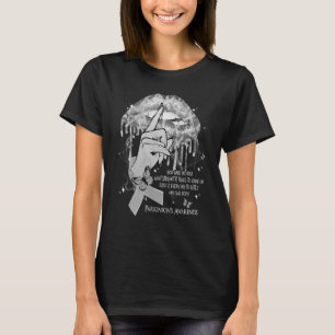 Dripping Lips Butterflies Women Parkinson's Awaren T-Shirt