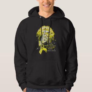 Dripping Lips Butterflies Women Sarcoma Awareness Hoodie