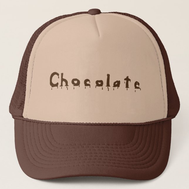 Dripping Melting Chocolate Word Hats (Front)