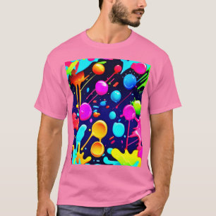 Dripping Neon Ink Aesthetic T-Shirt