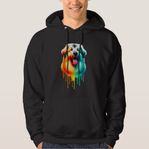 Dripping Paint Art Anatolian Shepherd Dog Hoodie