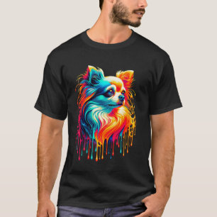 Dripping Paint Art Chihuahua Chihuahuas Chi T-Shirt