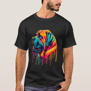 Dripping Paint Art English Mastiff T-Shirt