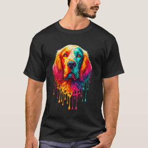 Dripping Paint Art English Setter T-Shirt