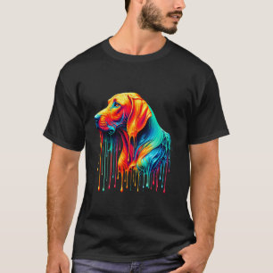 Dripping Paint Art Rhodesian Ridgeback Ridgebacks T-Shirt