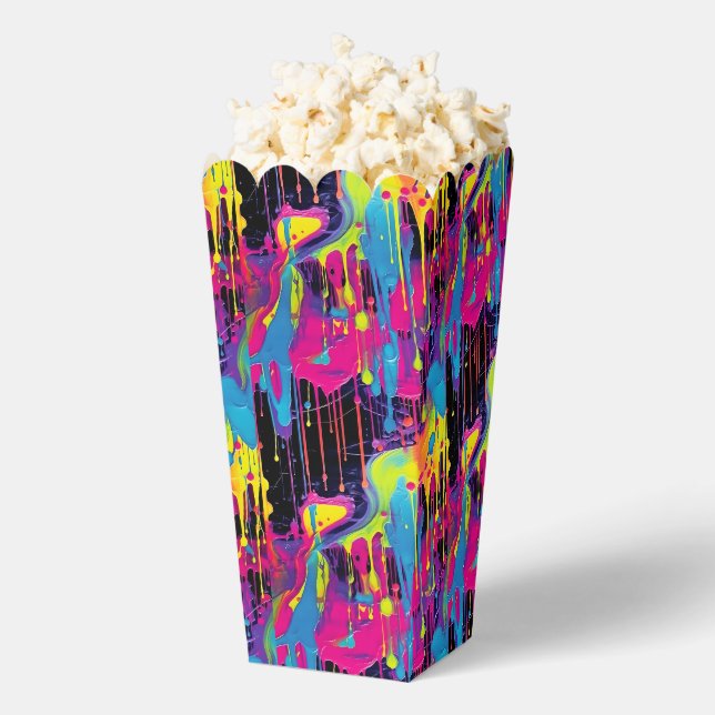 Dripping Paint Graffiti  Favour Box (Popped)