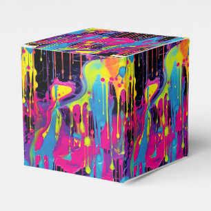 Dripping Paint Graffiti Favour Box